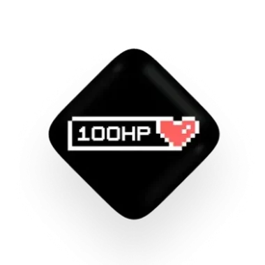 100HP Gaming logo