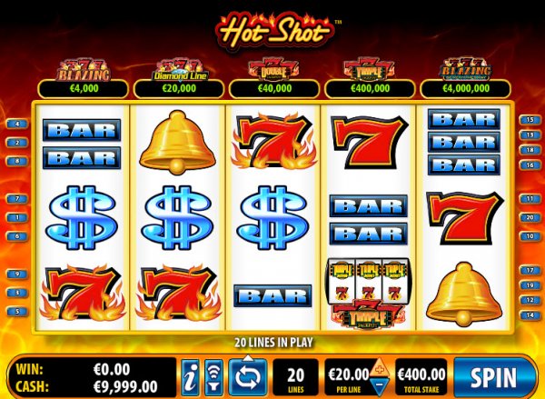 Play Hot Shot Blazing 7s