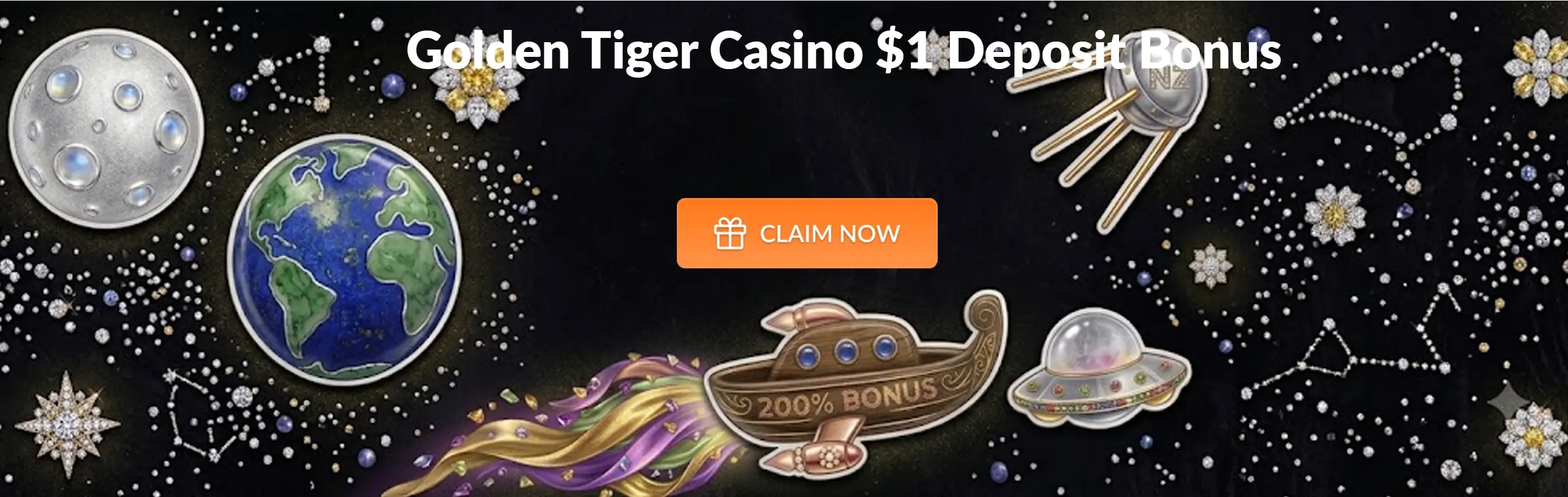 Main desktop banner 200% Match Bonus Casinos in New Zealand