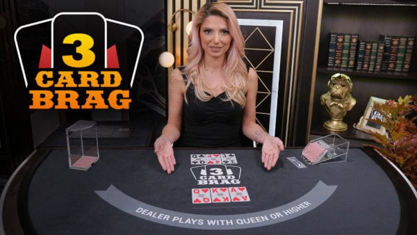Play 3 Card Brag Live