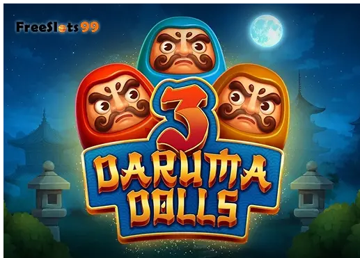 3 Daruma Dolls