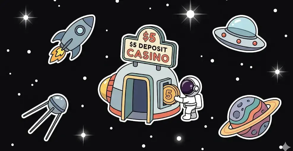 $5 deposit casino in space for cosmic games at freeslots99.com