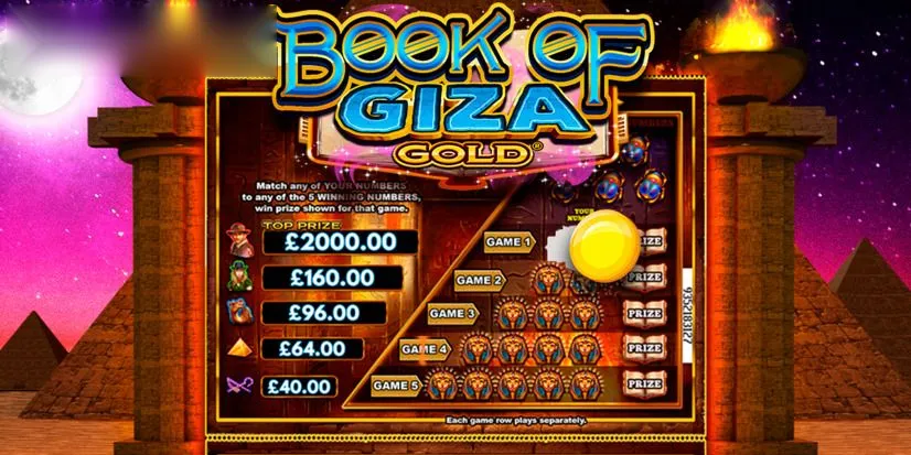 Play Book of Giza Gold