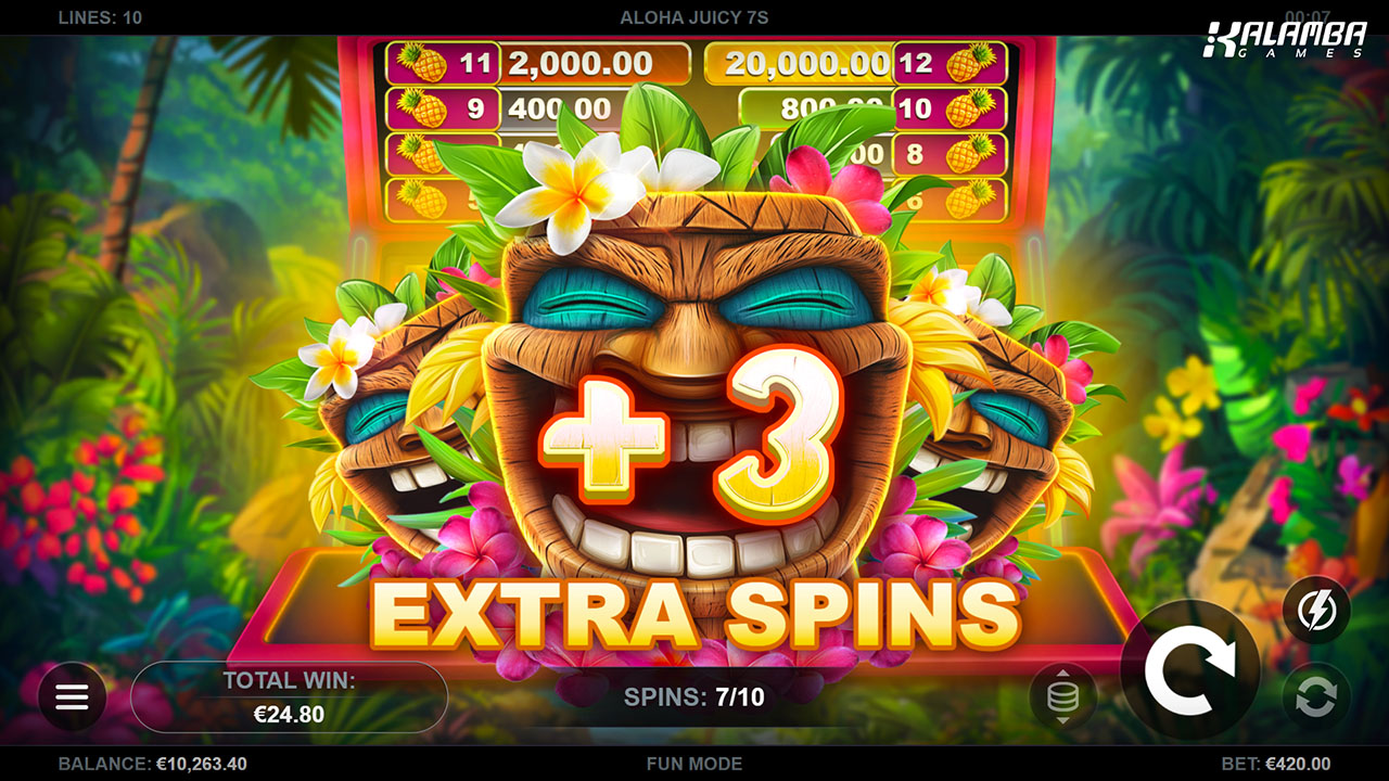 Play Aloha Juicy 7s