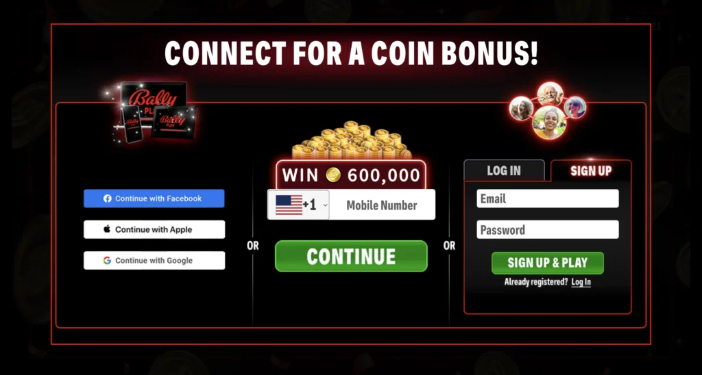 Bally's Dover Online Lobby