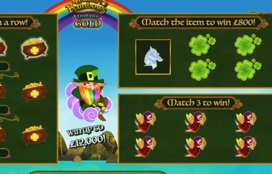 Play Chasin Rainbows Instant Gold