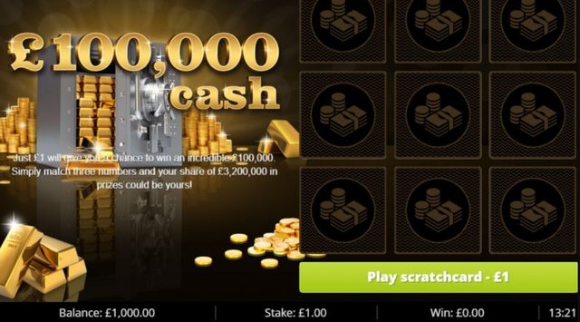 Play 100k Cash
