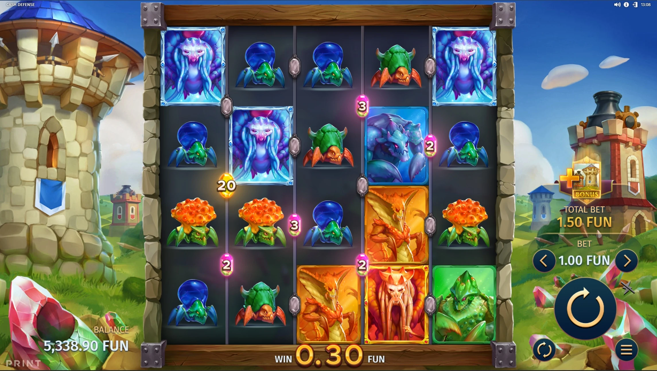 Play Cash Defense