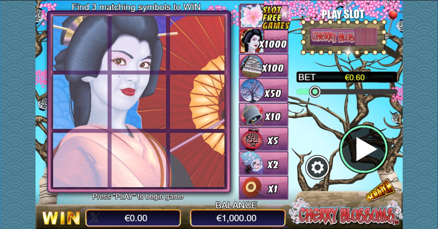 Play Cherry Blossoms / Scratch