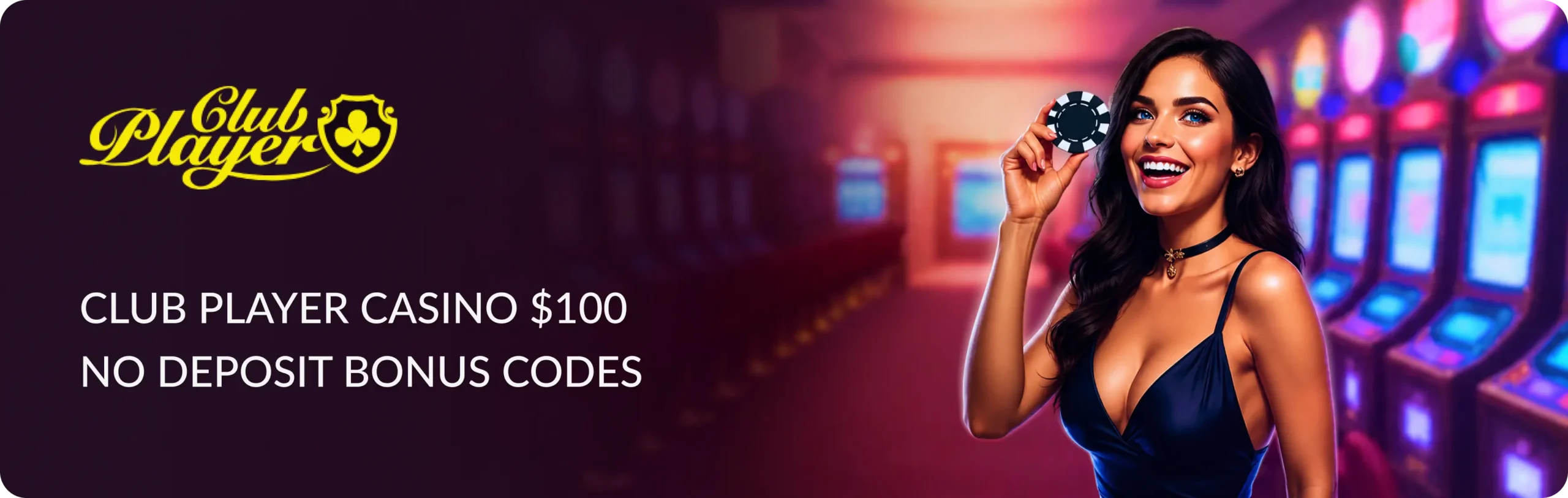 Main banner lub Player Casino $100 No Deposit Bonus