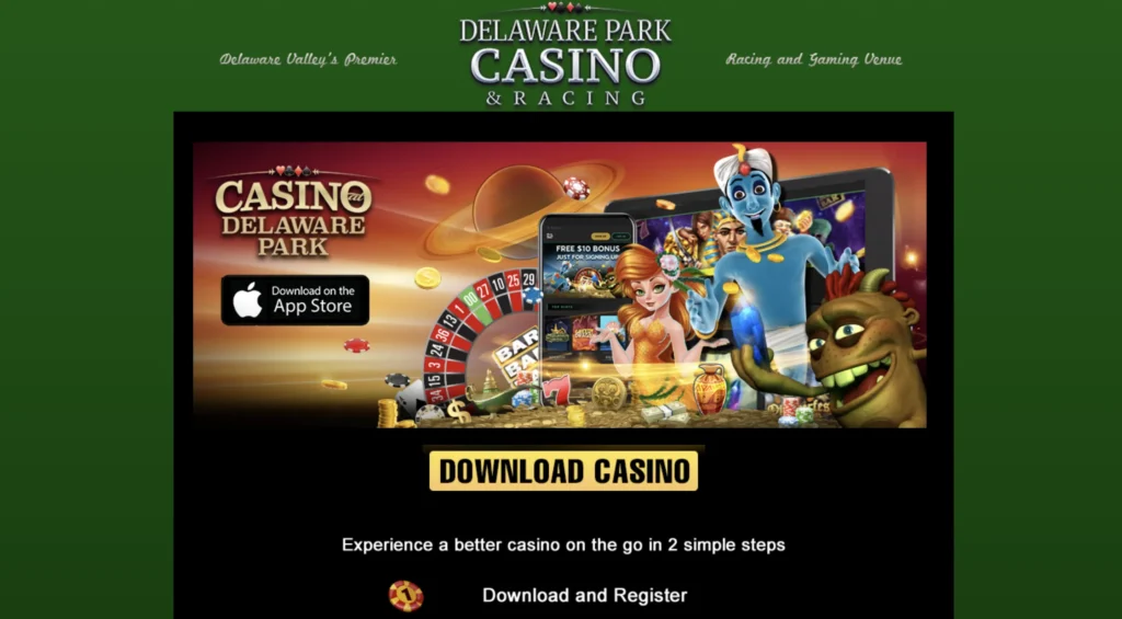 Delaware Park Online Lobby