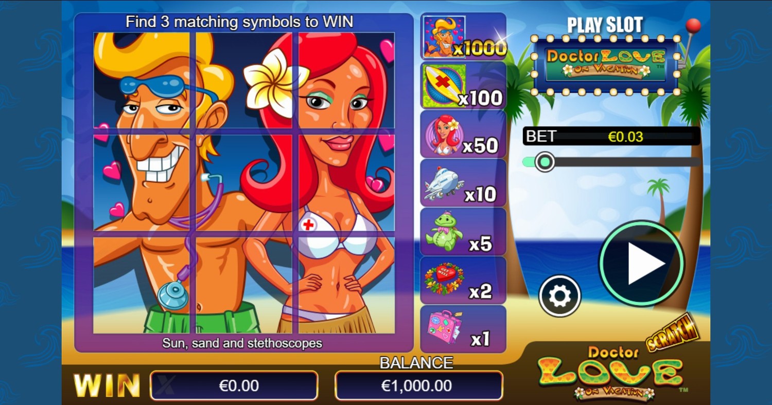 Play Scratch Dr Love on Vacation