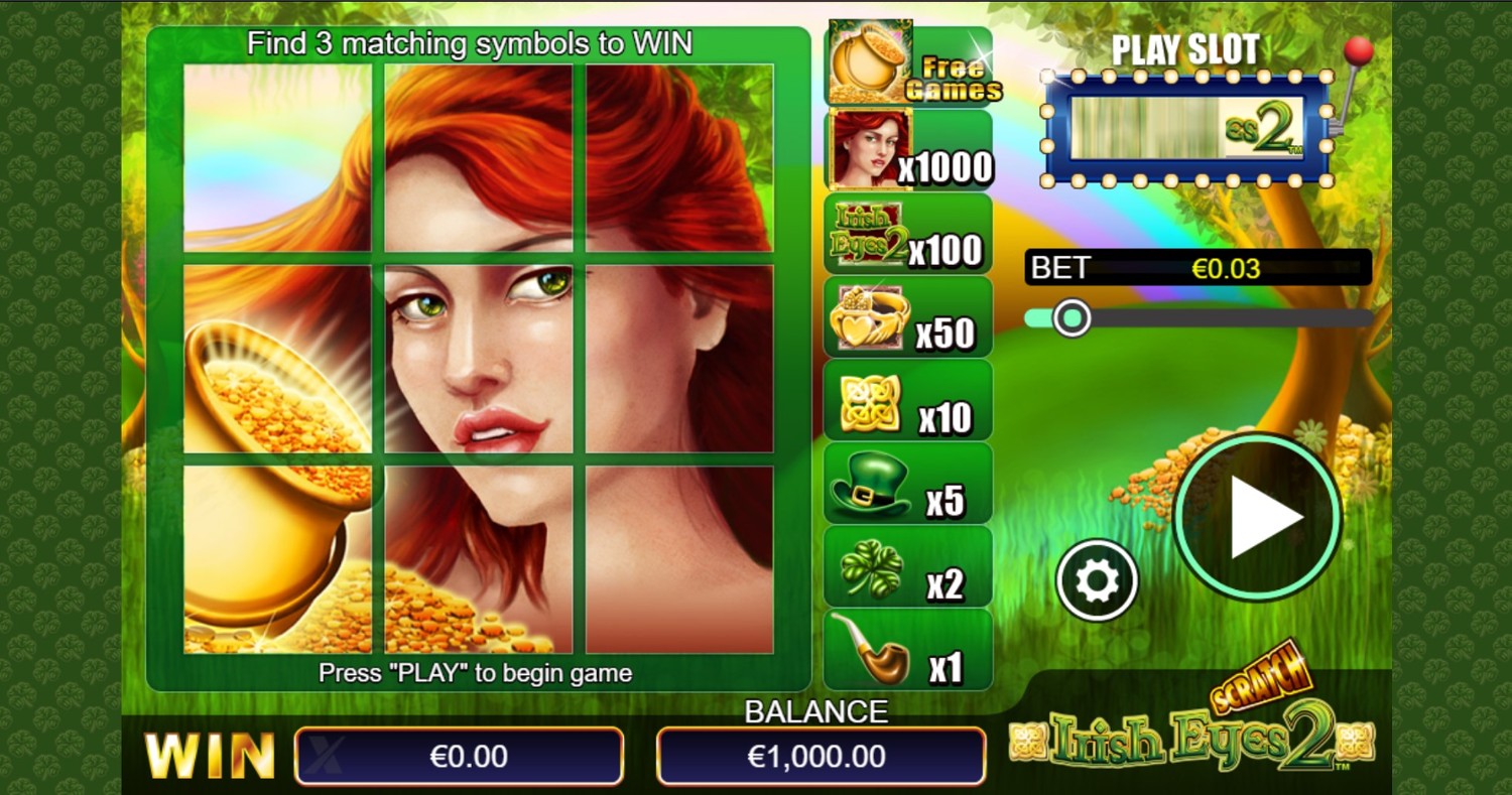 Play Irish Eyes / Scratch