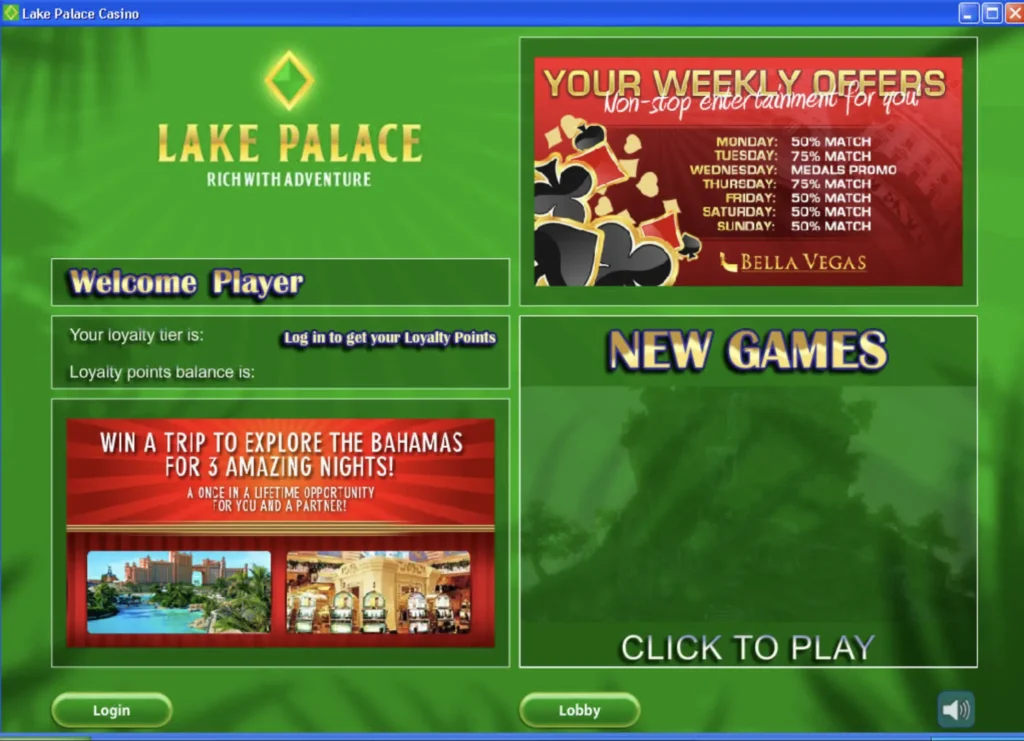 Lake Palace Casino Lobby