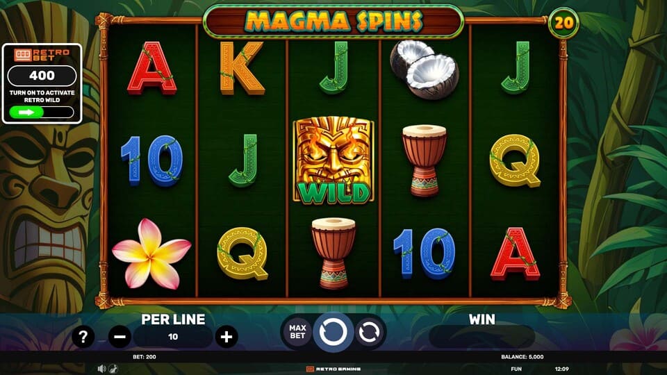 Play Magma Spins
