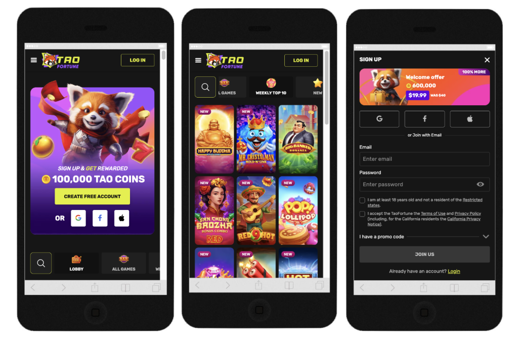 TaoFortune Mobile Compatibility