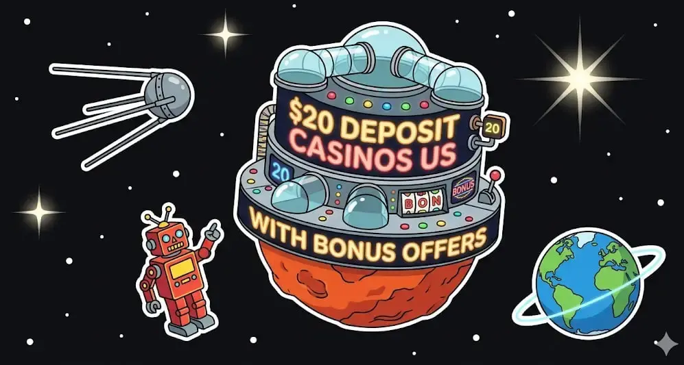 $20 deposit casino US in space for cosmic games at freeslots99.com
