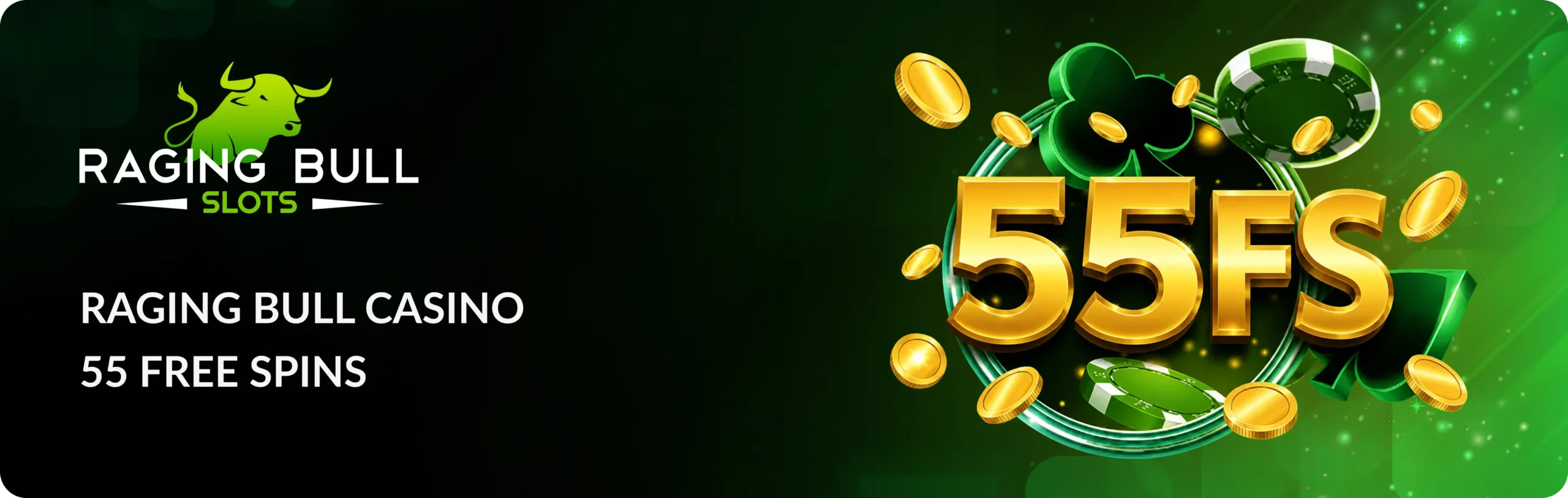 Main banner Raging Bull Casino 55 Free Spins