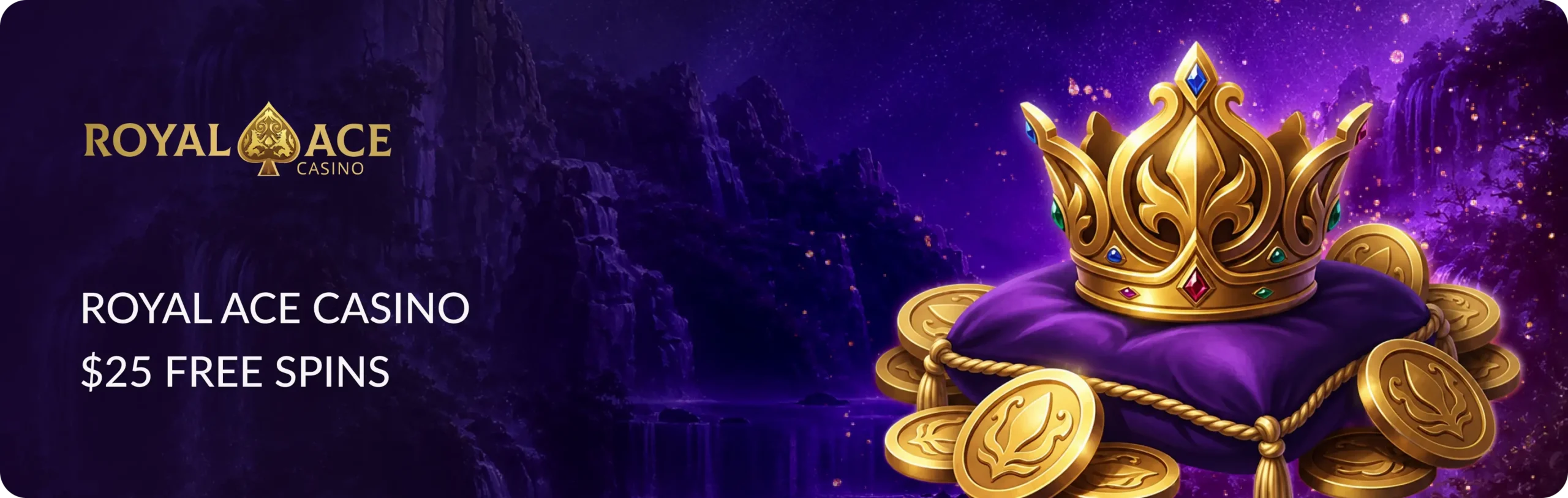Main banner Royal Ace Casino $25 Free Spins