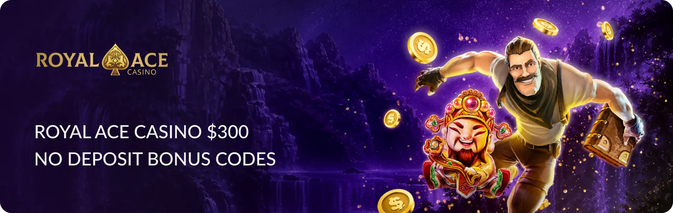 Main banner Royal Ace Casino $300 No Deposit Bonus Codes