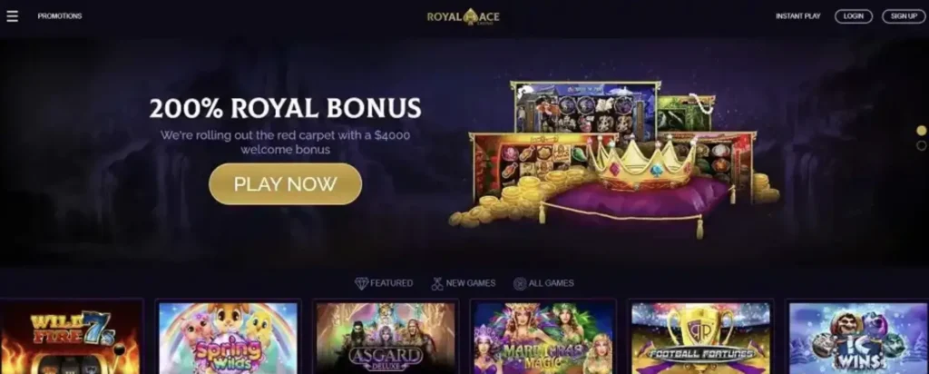 Royal Ace Casino Screenshot