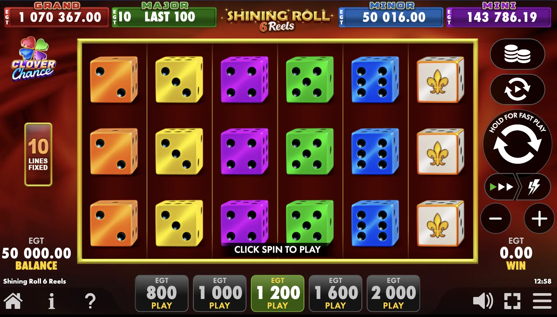Shining Roll 6 Reels