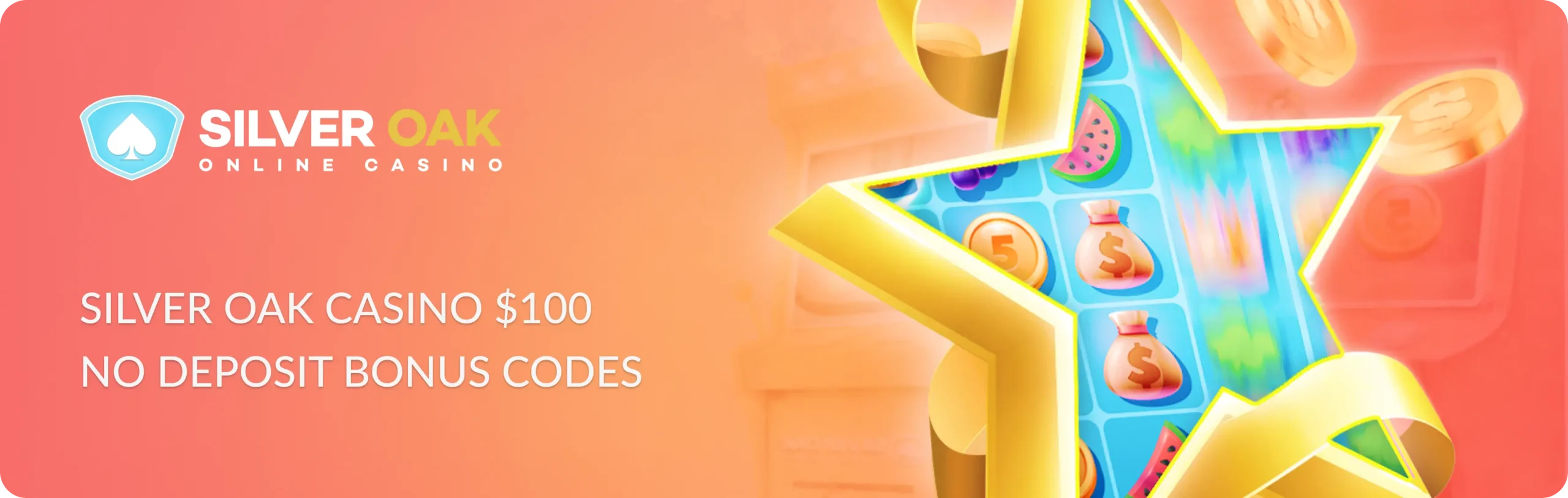 Main banner Silver Oak Casino $100 No Deposit Bonus Codes (June 2026) — Verified u0026 Working