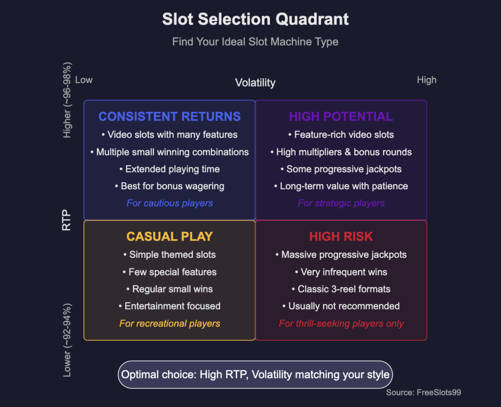 Slot Machine Selection Quadrant