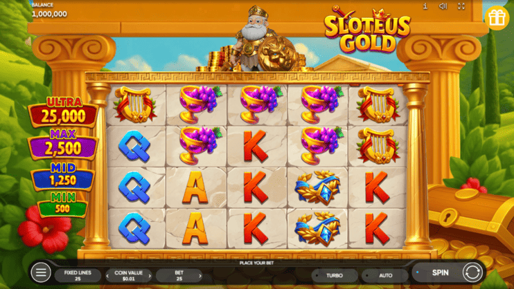 Play Sloteus Gold