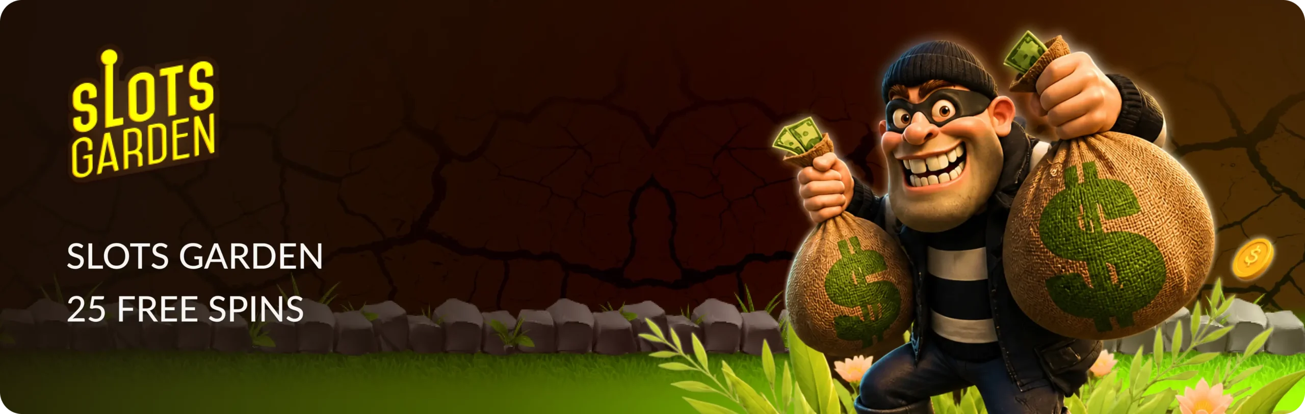 Main banner Slots Garden 25 Free Spins