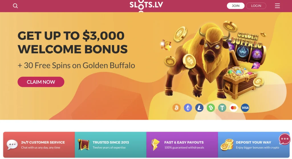 Slots.lv Screenshot 1