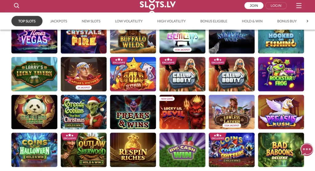 Slots.lv Screenshot 2