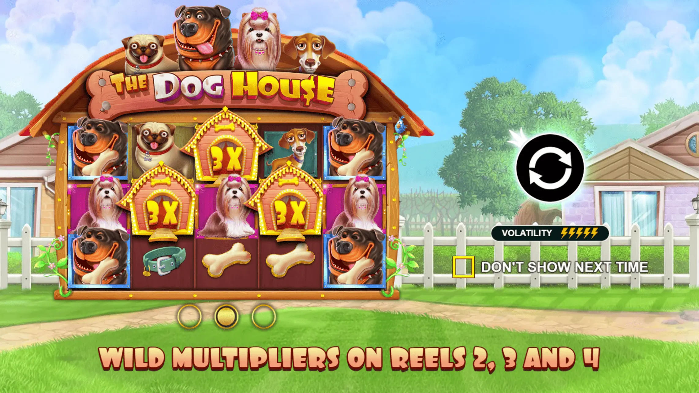 The Dog House slot — wild multipliers