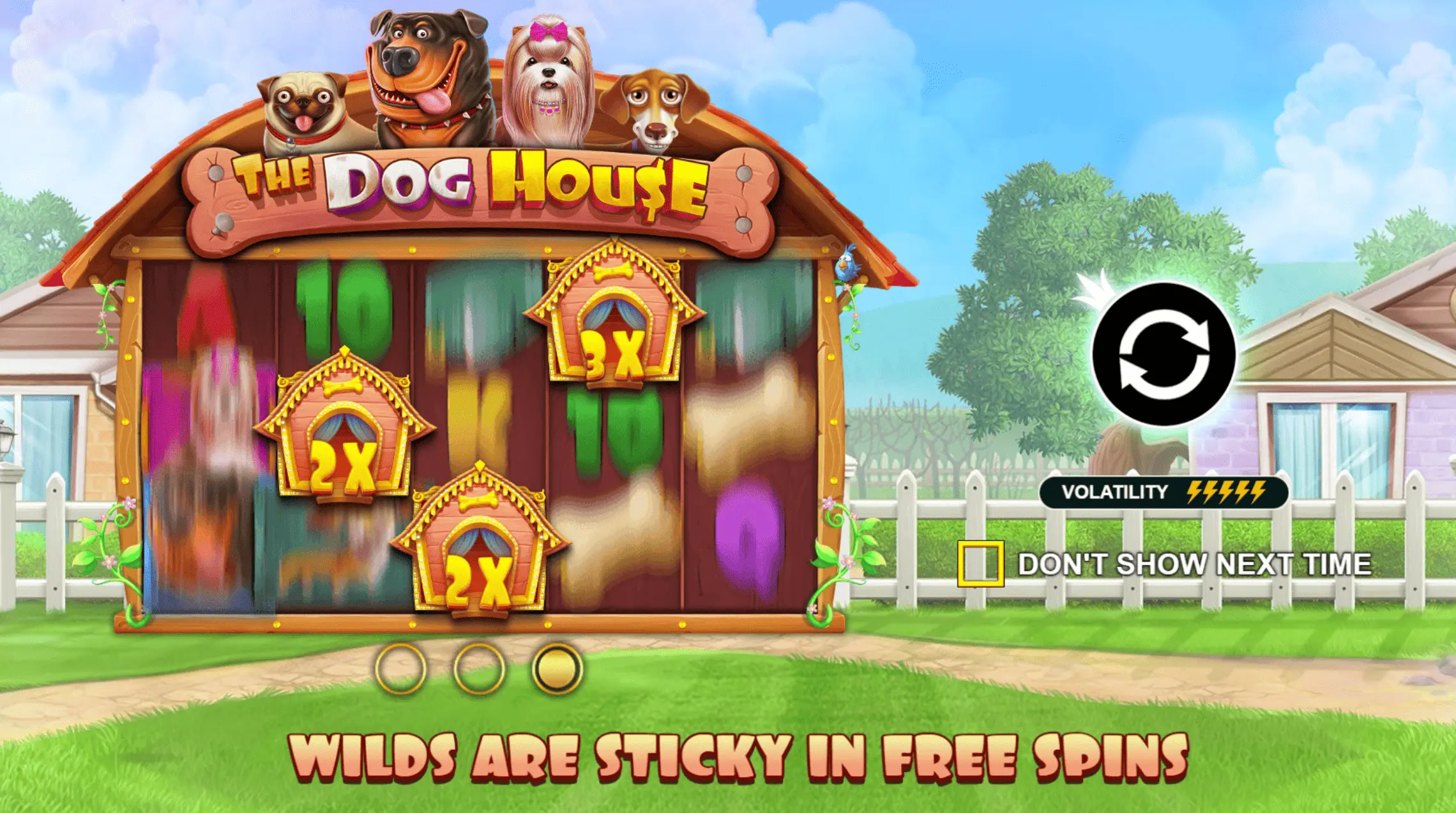 The Dog House slot — sticky wilds