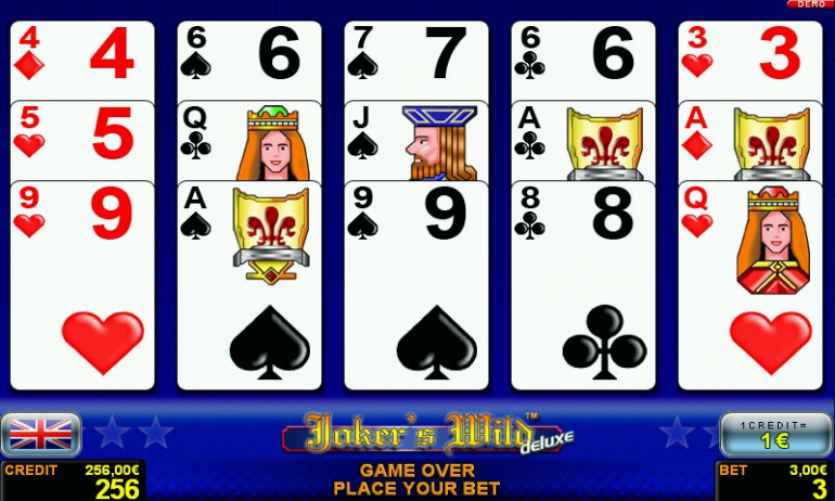 Play Sevens and Joker Wild