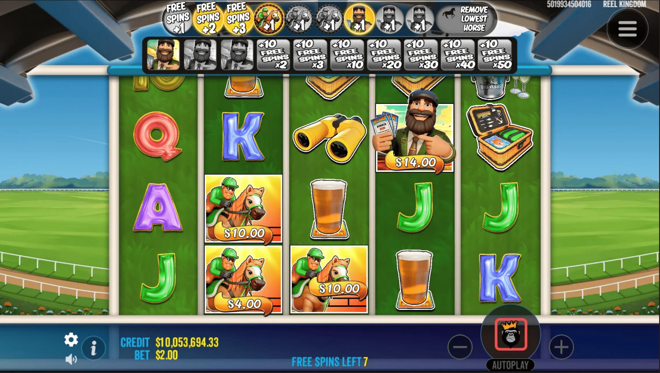 Big Bass Day at the Races 15 free spins awarded with horse pick modifiers