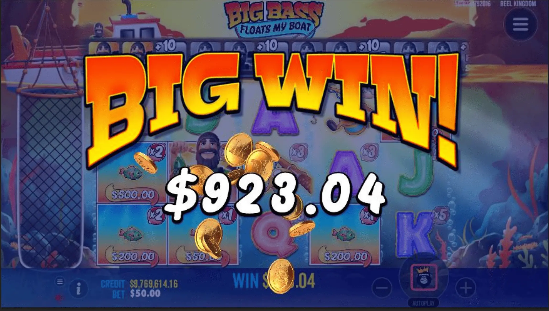 Big Bass Floats My Boat – big win