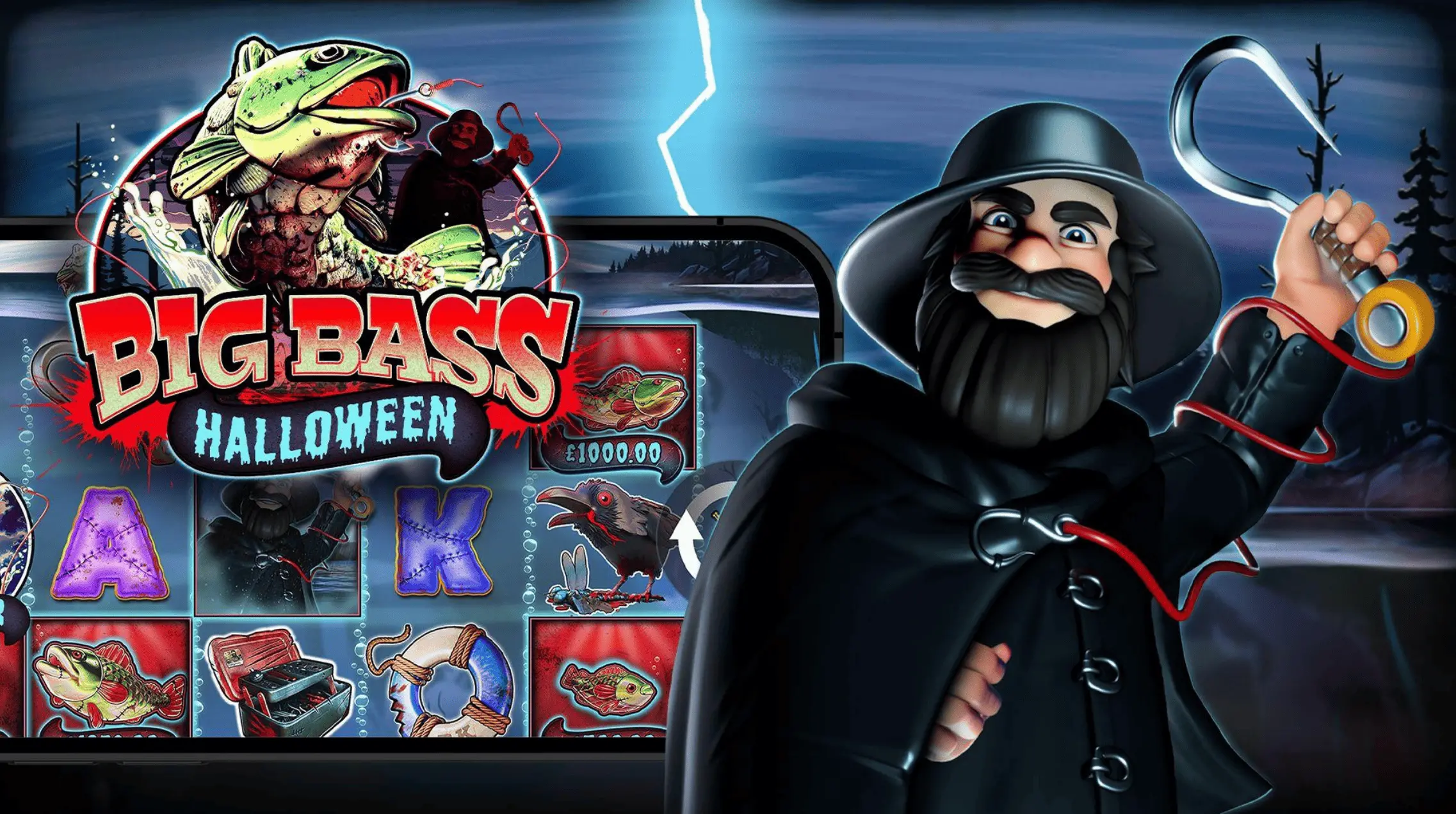 Big Bass Halloween base game reels