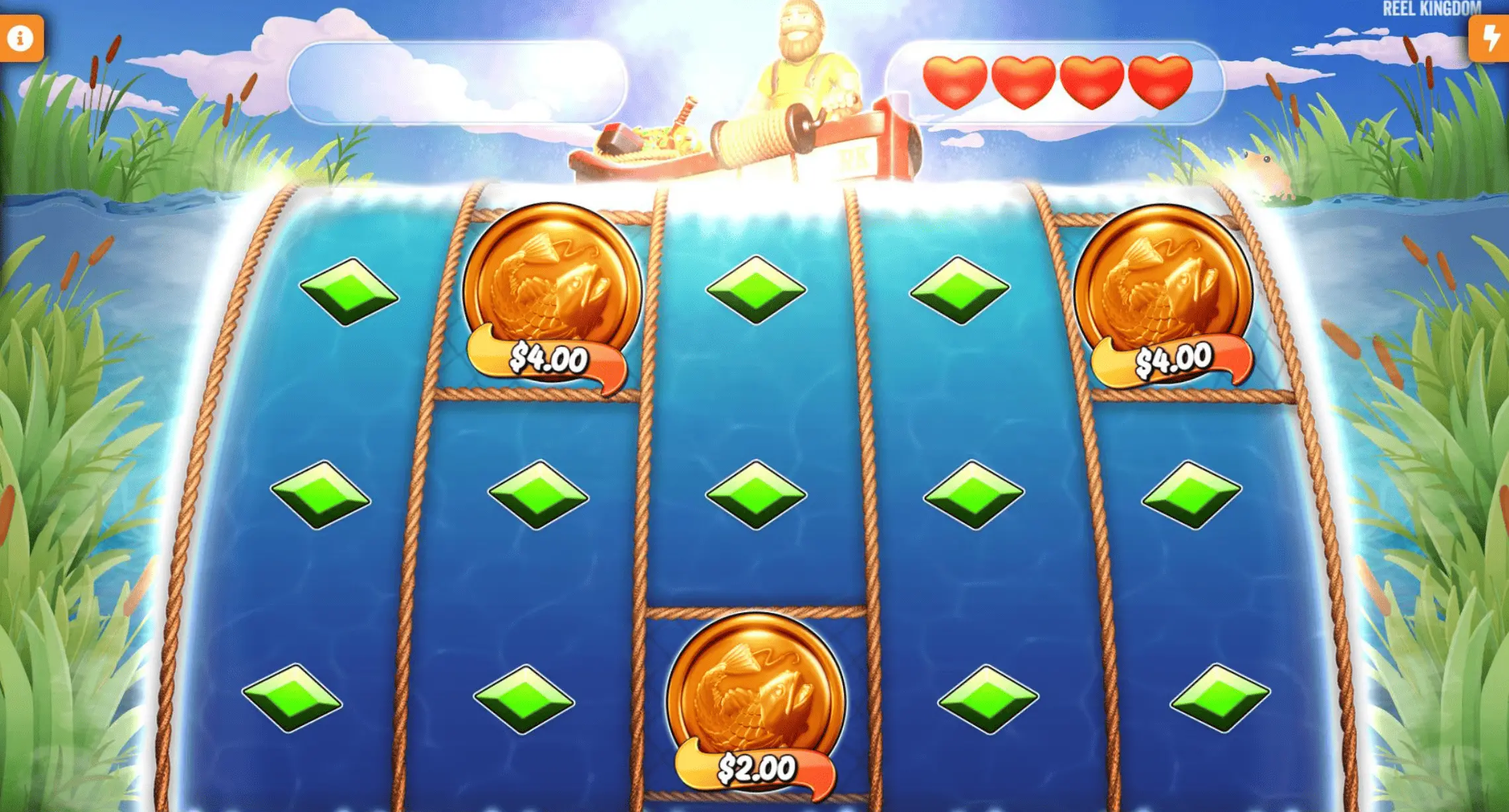 Big Bass Hold and Spinner — Hold & Spinner bonus active