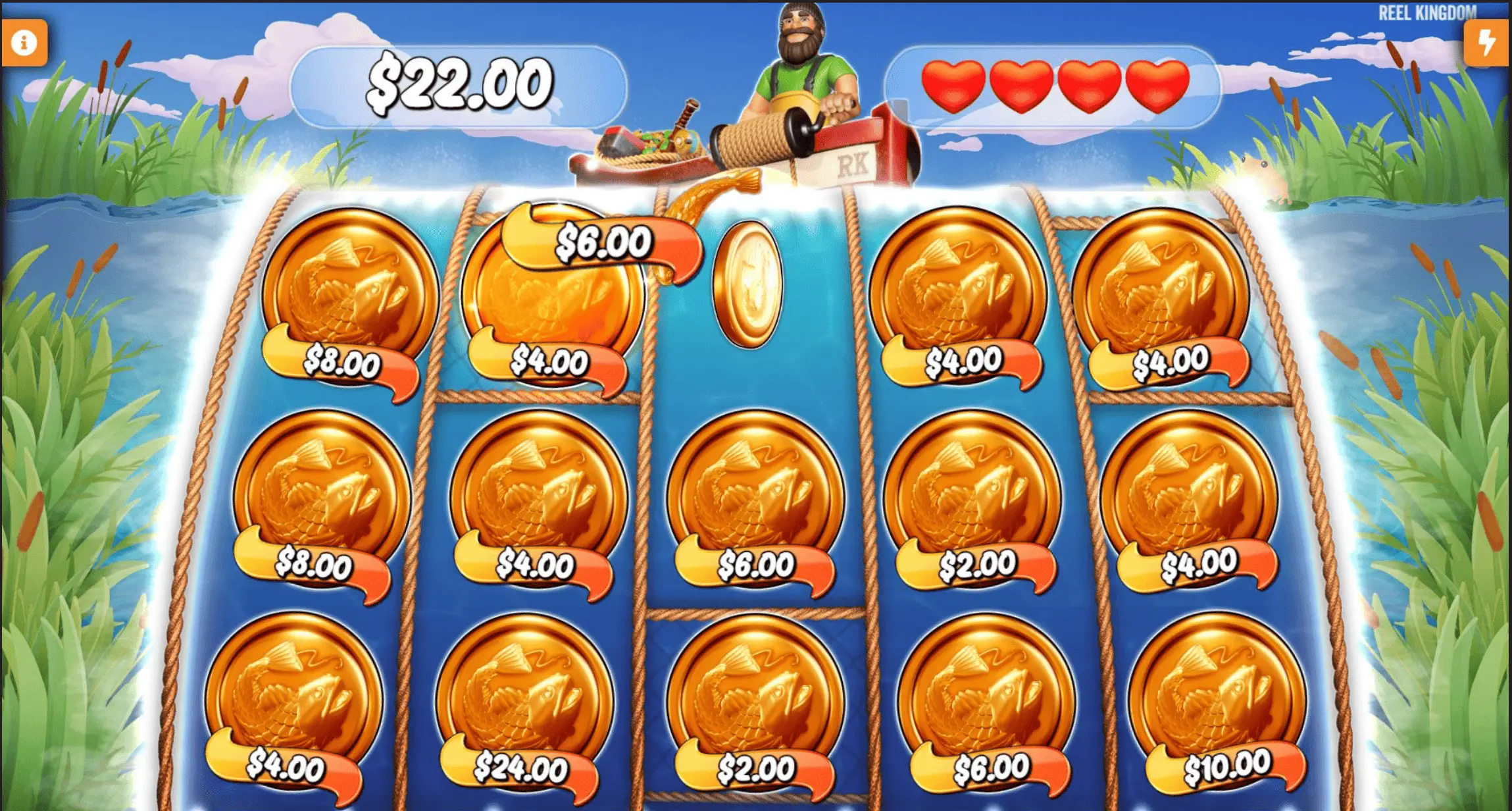 Big Bass Hold and Spinner — game rules paytable
