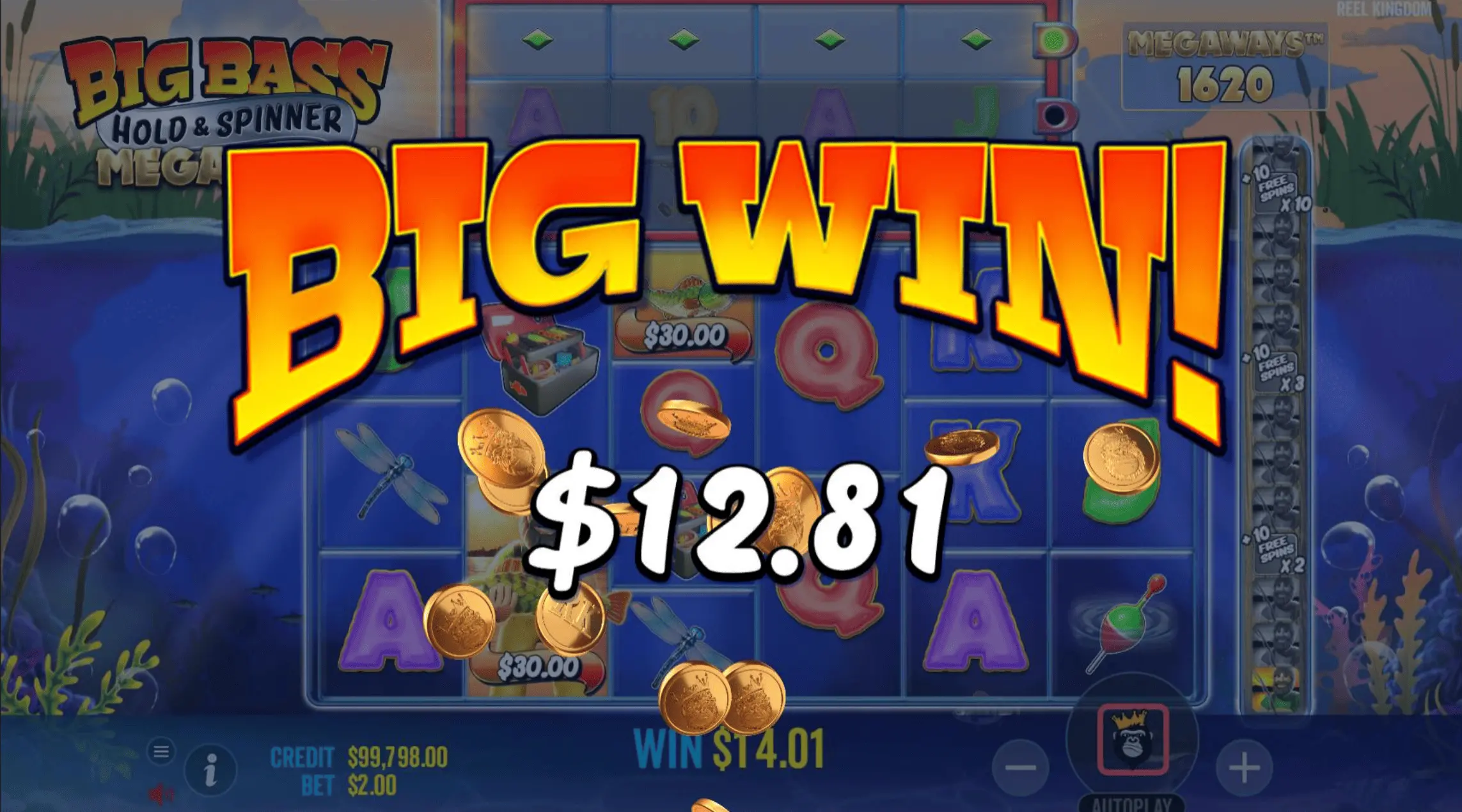 Big Bass Hold and Spinner Megaways – Hold and Spin bonus