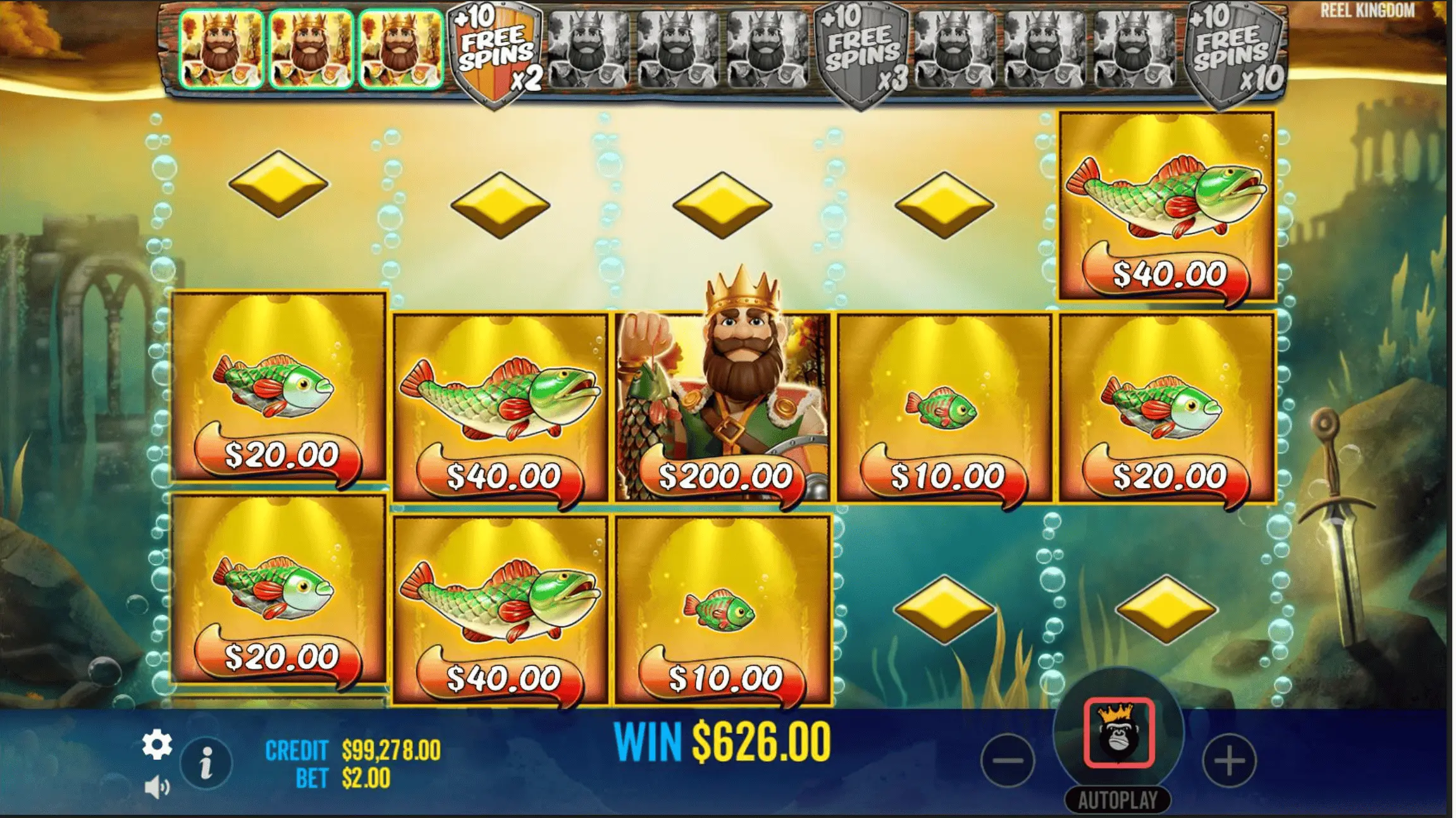 Big Bass Secrets of the Golden Lake bonus buy menu