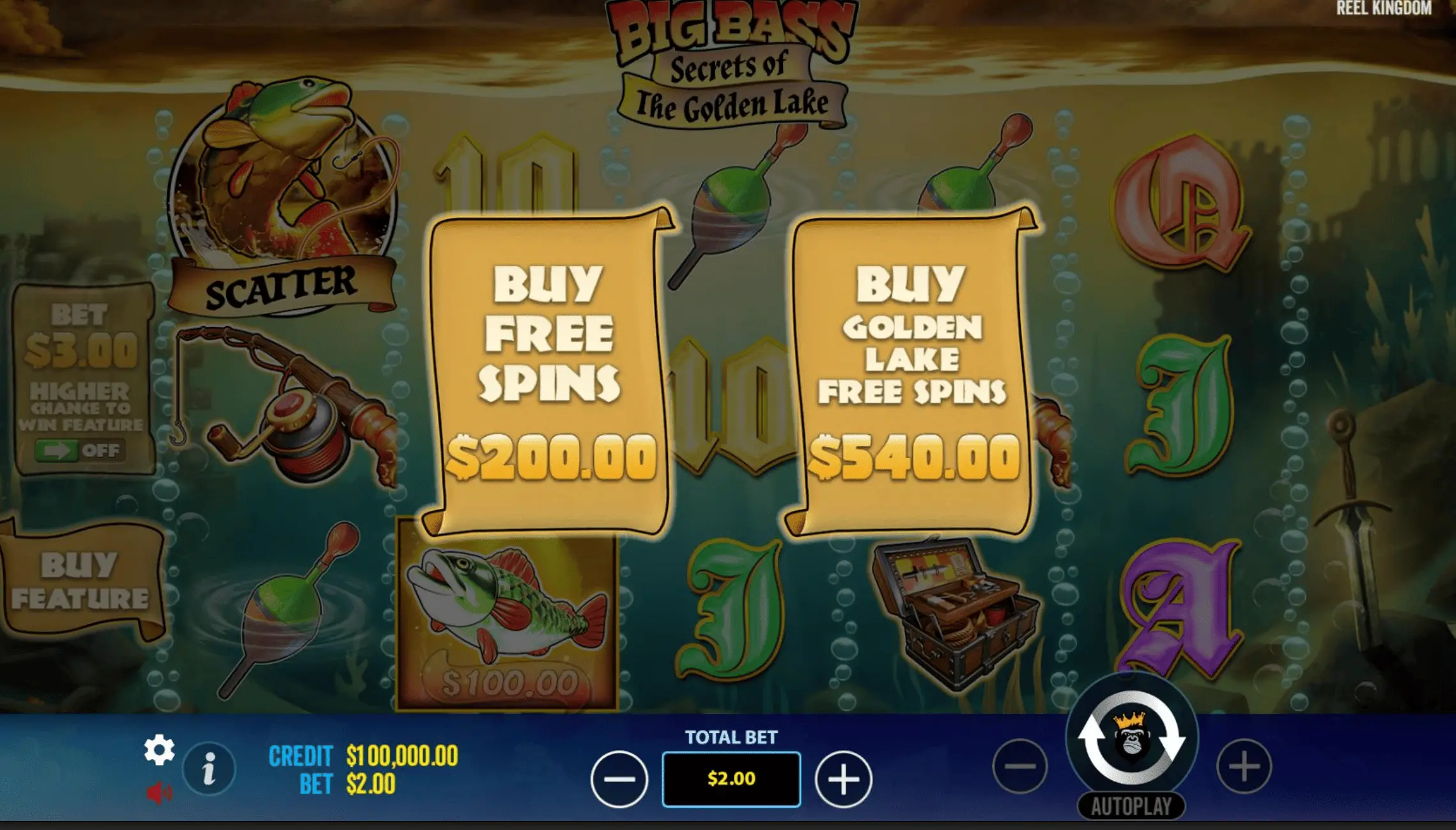 Big Bass Secrets of the Golden Lake Golden Lake free spins