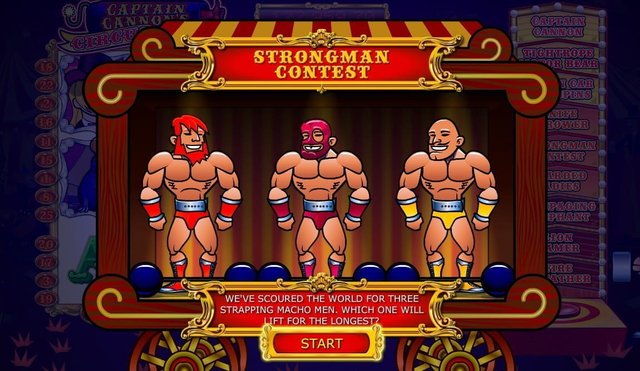 Play Captains Cannons Circus of Cash