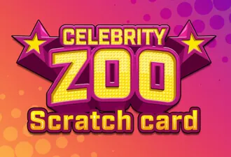 Play Celebrity Zoo Scratch Card