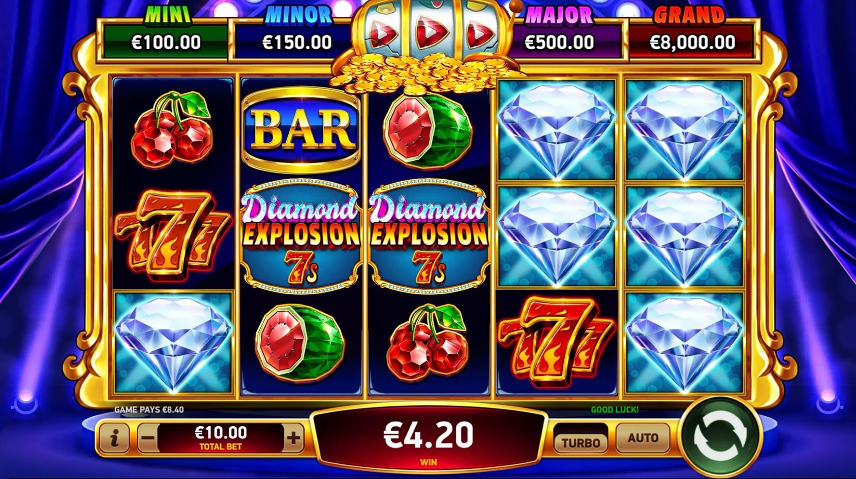 Play Diamond Explosion Fu Double Luck