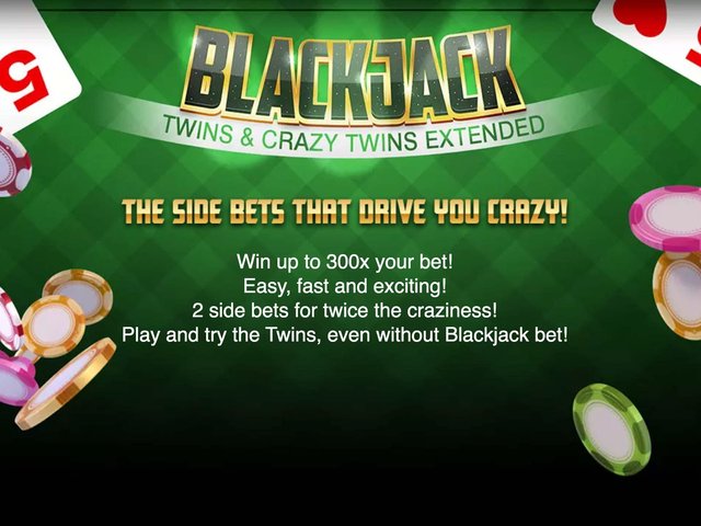 Play BlackJack Twins and Crazy Twins Extended