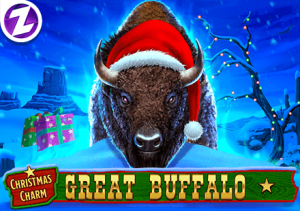 Great Buffalo Christmas Charm
