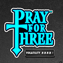 pray for three logo icon