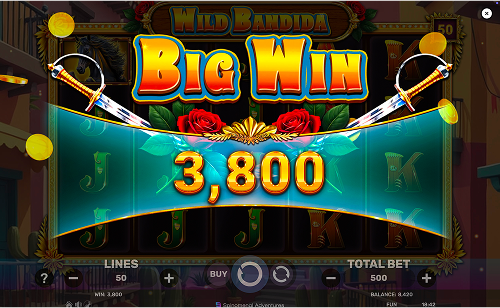Wild Bandida big win